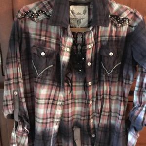 2 soft lightweight flannel like with jewels